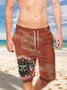 Ultra-light Drawstring Shorts for Men - FIRE DEPT. Firefighter 002 - designfullprint