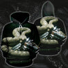 3D Snakes with Gun Printed Hoodie 005 - designfullprint