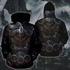 3D Knight Amor Printed Hoodie 006 - designfullprint