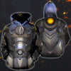 3D OW Printed Amour Hoodie 001 - designfullprint