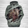 3D T-Rex Unisex Hoodie - designfullprint