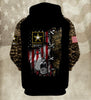 Armed Forces Camo Hoodie All Forces  Military Forces  Unisex Size Hoodie