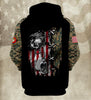 Armed Forces Camo Hoodie All Forces  Military Forces  Unisex Size Hoodie