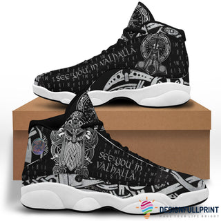 Gift For Viking Lover Viking Odin Tattoo JD 13 Shoes HG