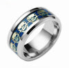 Skeleton Pattern Biker Ring