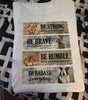 Stripe Strong When You Are Weak Rabbit Tshirt LH