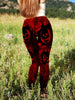 Women Elastic Skinny Sexy Sugar Skull Gym Fitness Sport Leggings 014 - designfullprint