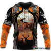 Gift For Hunting Lover Orange Deer Hunting US Unisex Size Hoodie CH