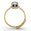 Gold Filled Vintage Skull Ring