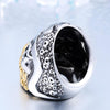 Biker Punk Cross Skull Stainless Steel Ring