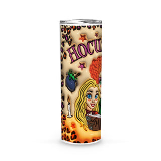 3D Inflated Witch Tumbler, 3D Tumbler, Sanderson Sisters Tumbler