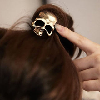 Skull Ponytail Elastic Hair Bands - designfullprint