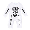 Halloween Baby Skull Skeleton Pattern Romper Jumpsuit