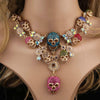Skeleptico™ - Crystal Skull Necklace - designfullprint