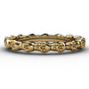 Golden Stainless Steel Skull Rocking Ring