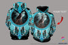 Gift For Native American Gift For Wolf Lover Sweat A Capuche Unisexe Personnalisé Native Wolf Dreamcatcher