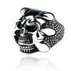 Punk Rock Mens Biker Ring - designfullprint