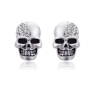 Skull Ear Stud Earrings - designfullprint