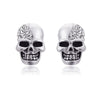 Skull Ear Stud Earrings - designfullprint