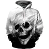 3D Skull Hoodie - designfullprint