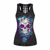 3D Printed Skull Black Tanks