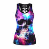 3D Printed Skull Black Tanks