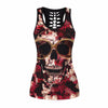 3D Printed Skull Black Tanks