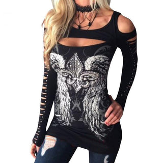 Bodycon Long Sleeve Wings