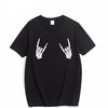 Skull Hand Printed Top - designfullprint