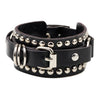 Leather Rivet Buckle Belt Bracelets Bangles