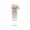 Crystal Gothic Punk Flower Heart Skull Rings