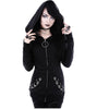 Black Crop Top Hoodies - designfullprint