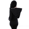 Black Crop Top Hoodies