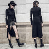 Gothic Open-Sleeve Dress