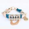 Crystal Skull Multi-Color Charm Bracelets