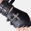 Leather Cross Bracelet Gloves