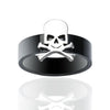 Stainless Steel Classic Silver Skull Ring - designfullprint