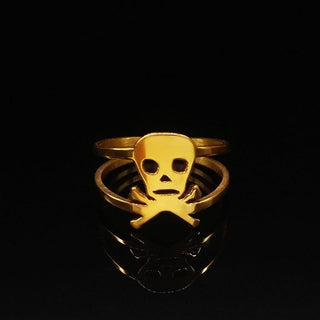 Cute Pirate Skull Stainless Steel Ring