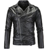 Men Leather Jacket Motorcycle Jacket Black