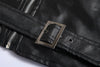 Men Leather Jacket Motorcycle Jacket Black