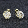 Cute Hollow Skull Stud Earrings
