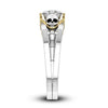 Skull Skeleton Hand CZ Ring