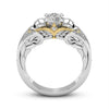 Skull Skeleton Hand CZ Ring