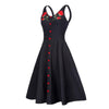 Women's Floral Gothic Dress