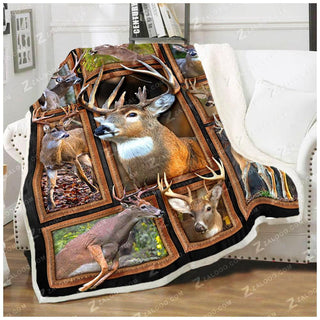 Blanket Whitetail Deers