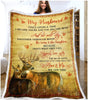MK Blanket Deers To My Husband You And Me