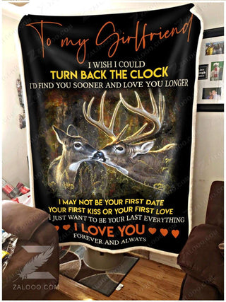 Blanket MK Buck & Doe Girlfriend Just Want To Be Your Last Everything