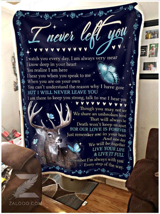 Deer Blanket I Never Left You