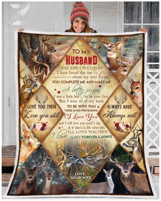 Deer Blanket Love You Then