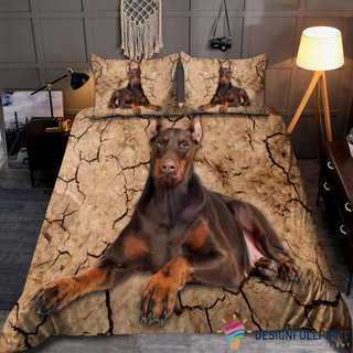 Doberman Pinscher Dog Sleeping Bedding Set CH Gifts For Dog Lovers